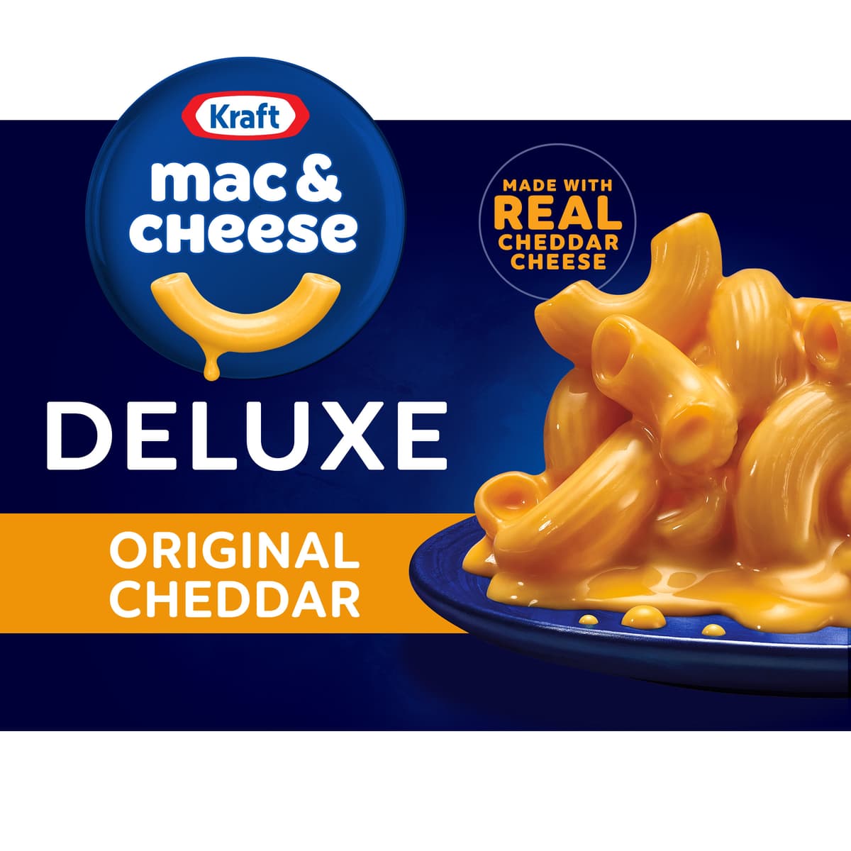 Kraft Deluxe Original Cheddar Macaroni & Cheese Dinner