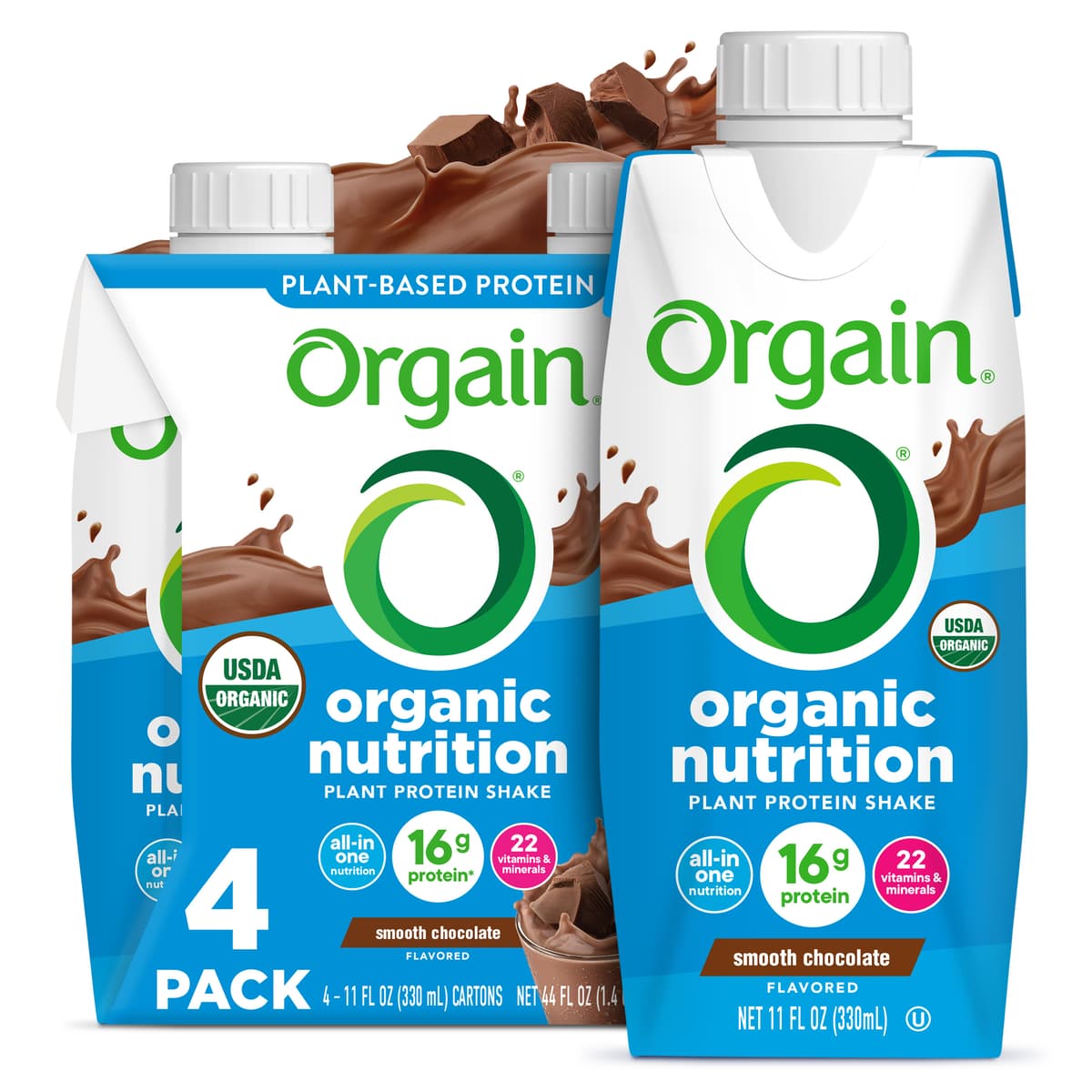 Smooth Chocolate Flavor Vegan All-In-One Nutritional Shake