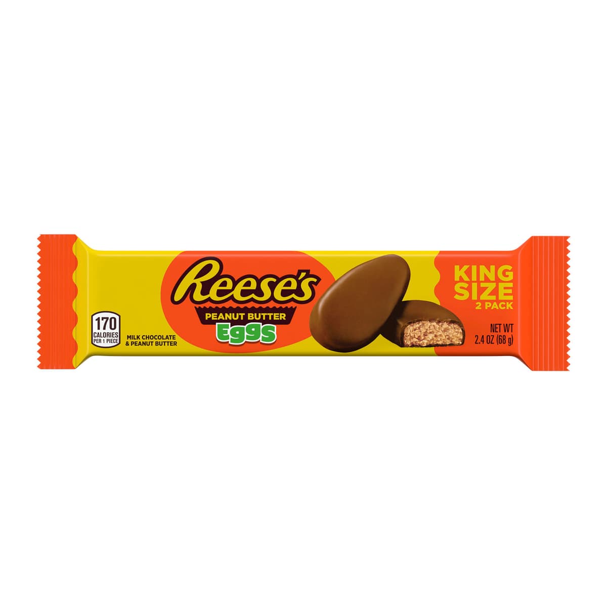 Milk chocolate peanut butter eggs