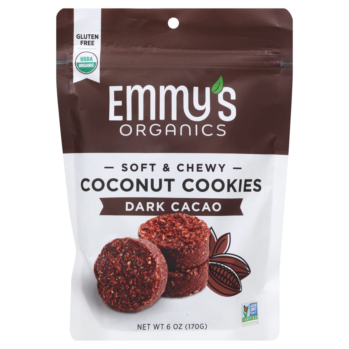 Dark Cacao Classic Coconut Cookies