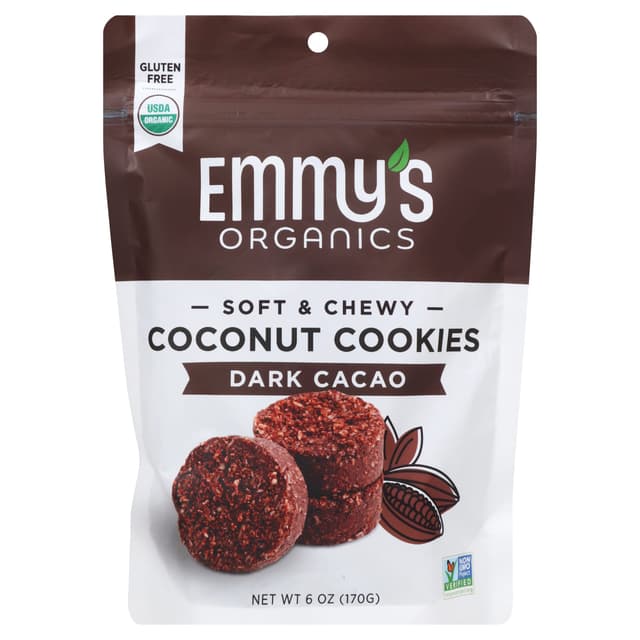 Dark Cacao Classic Coconut Cookies