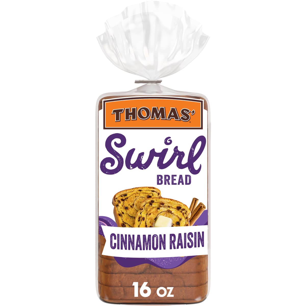 Cinnamon Raisin Swirl Bread