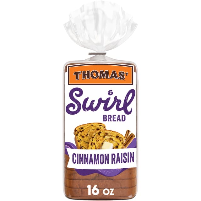 Cinnamon Raisin Swirl Bread