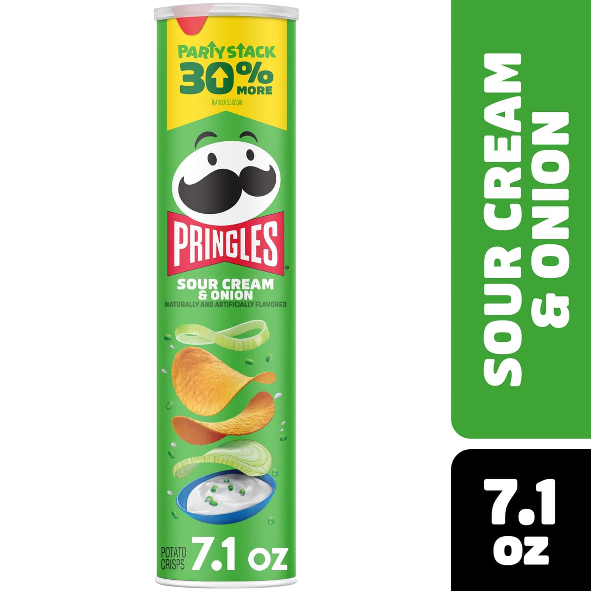 Sour Cream & Onion Flavored Potato Crisps Party Stack