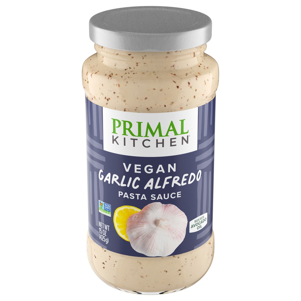 Roasted Garlic No Dairy Alfredo Sauce