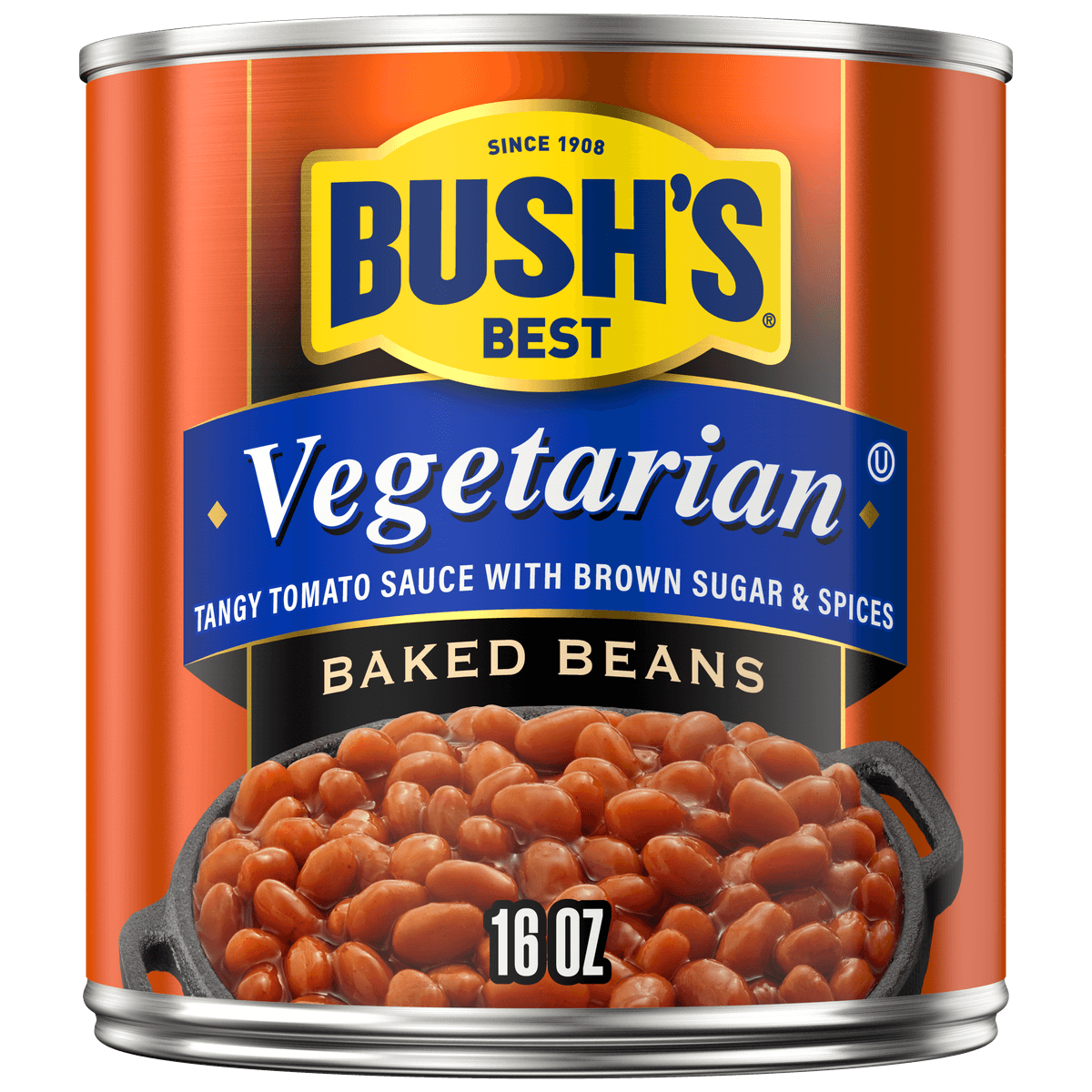 Vegetarian Fat Free Tangy Sauce with Brown Sugar & Spices Baked Beans