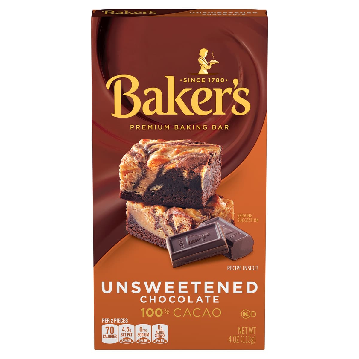 Premium Baking Bar, Unsweetened Chocolate