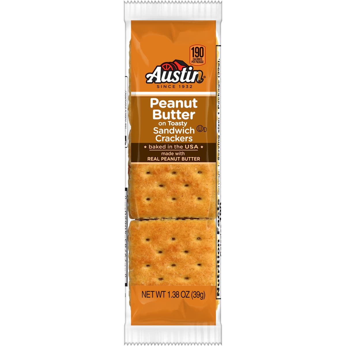 Sandwich Toasty Crackers with Peanut Butter