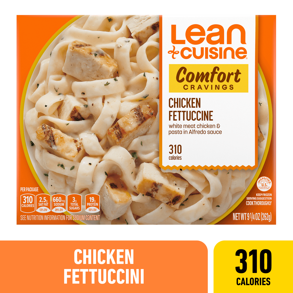 Chicken Fettuccini White Meat Chicken & Pasta in a Creamy Alfredo Sauce