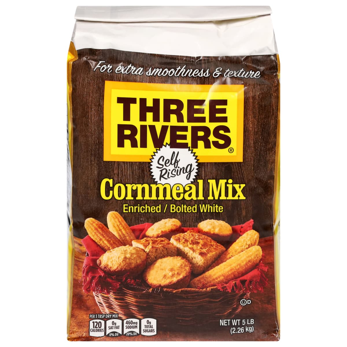 Three Rivers Enriched/Bolted White Cornmeal Mix