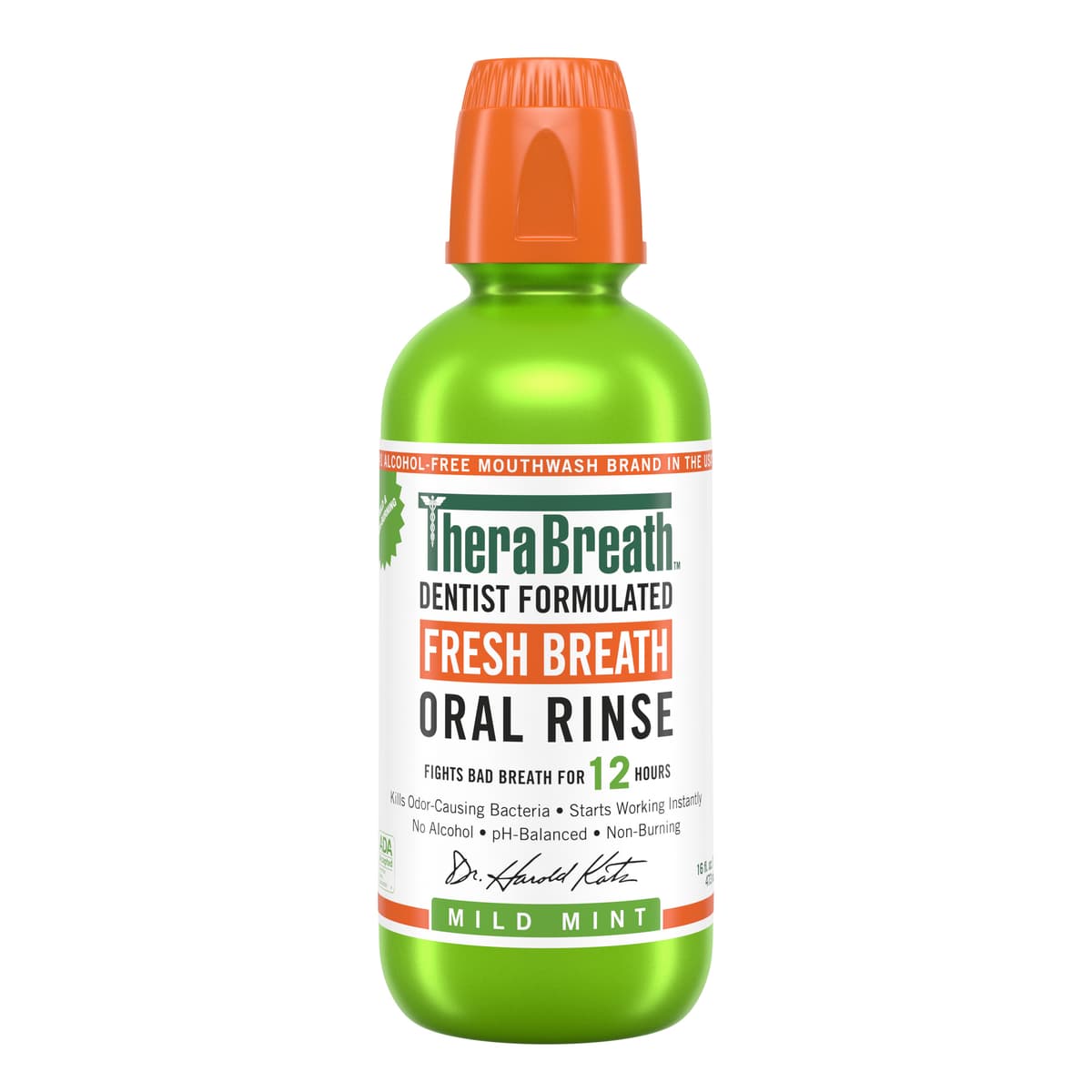 Therabreath Dentist Formulated Fresh Breath Mild Mint Oral Rinse