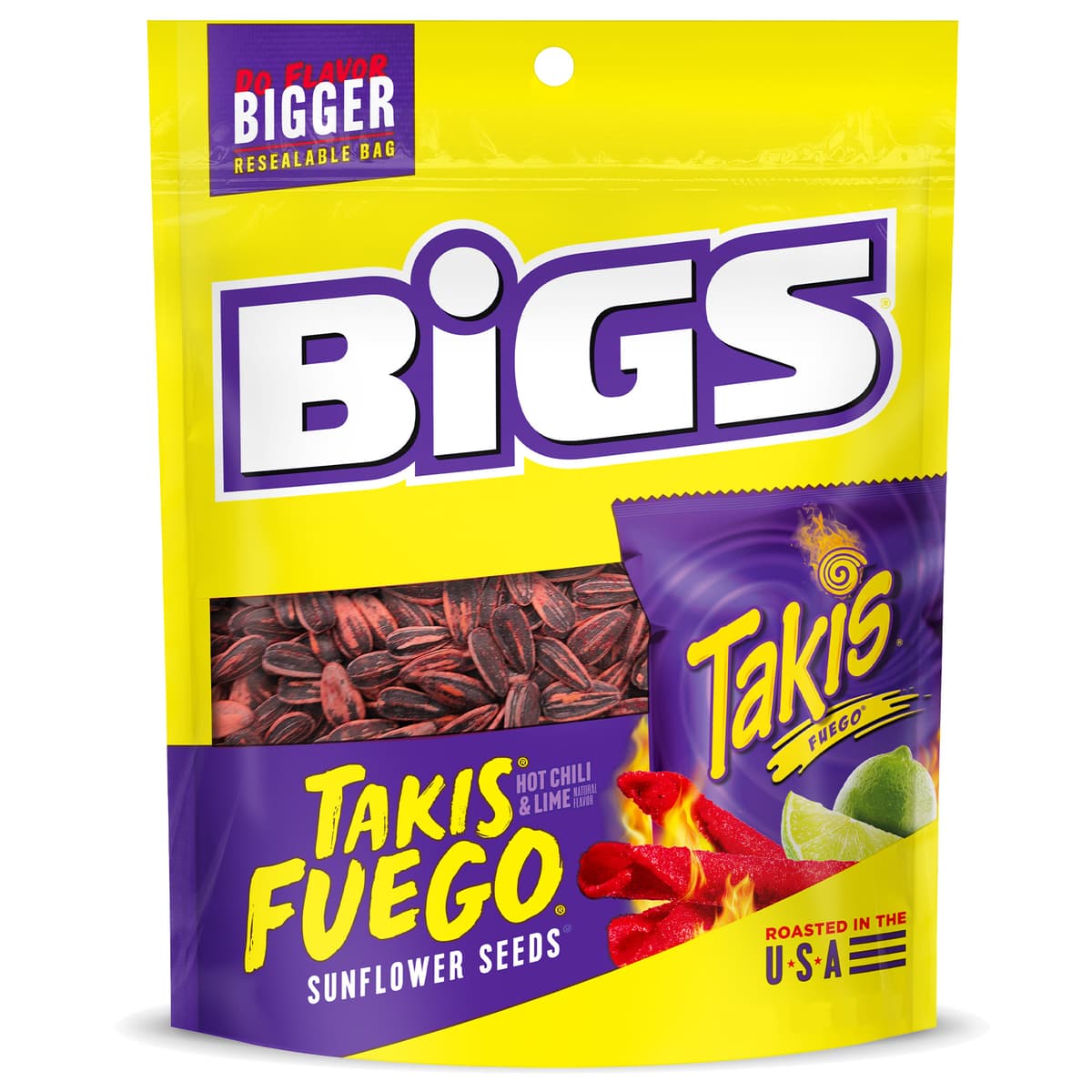Bigs Takis Fuego Hot Chili & Lime Sunflower Seeds
