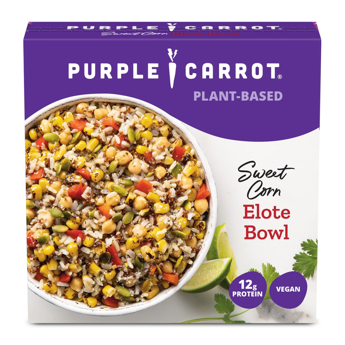 Purple Carrot Plant-Based Sweet Corn Elote Bowl