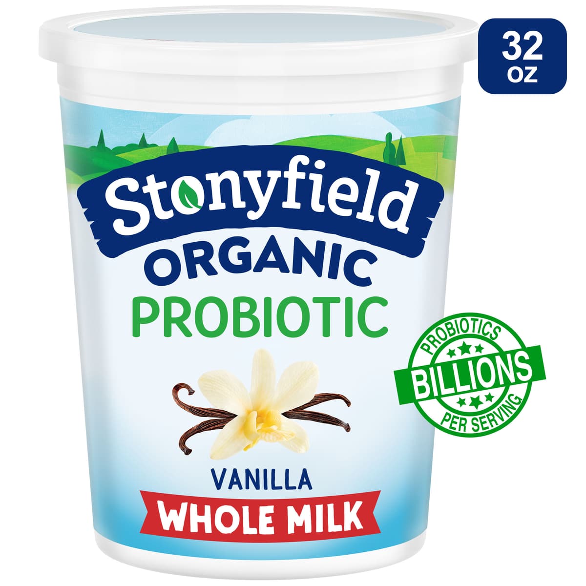 Vanilla Whole Milk Probiotic Yogurt
