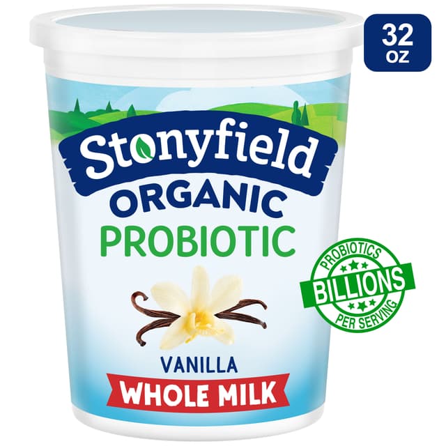 Vanilla Whole Milk Probiotic Yogurt