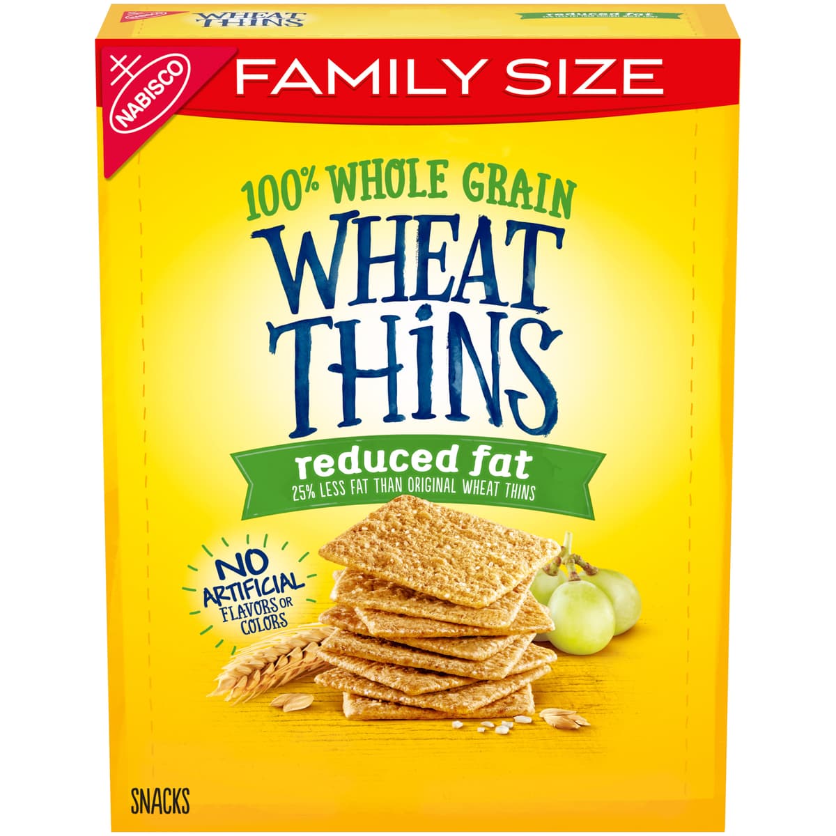 Wheat Thins Reduced Fat 100% Whole Grain Snacks