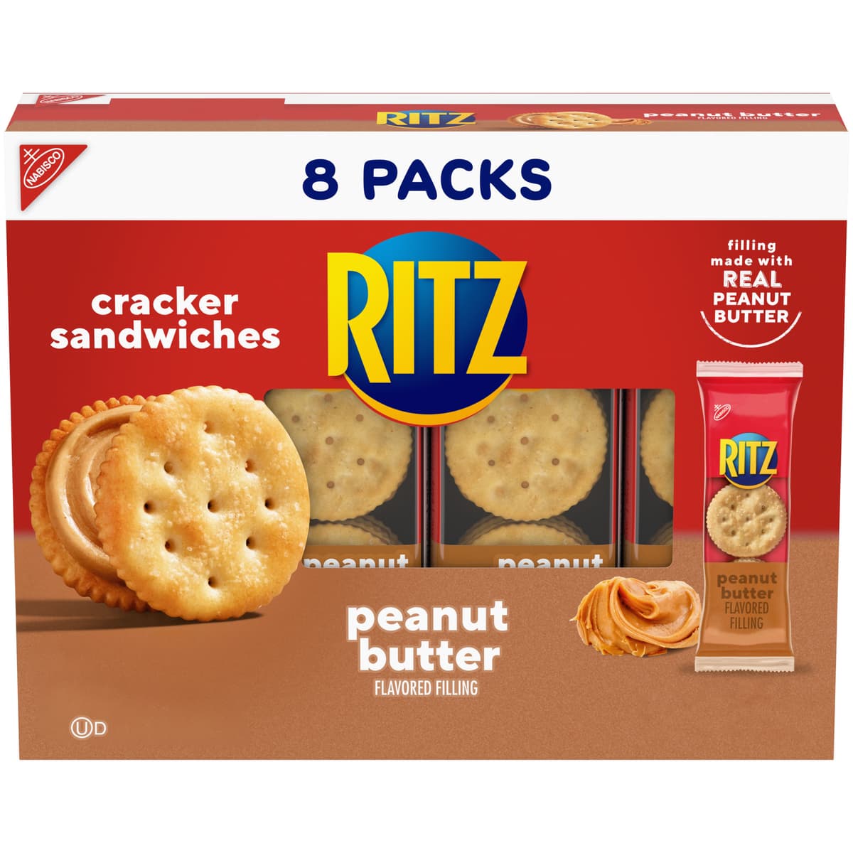 Peanut Butter Flavored Filling Cracker Sandwiches