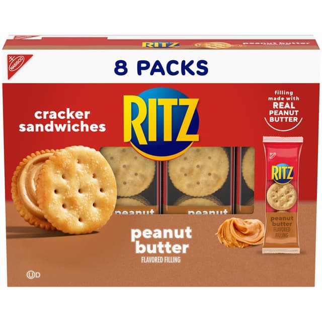 Peanut Butter Flavored Filling Cracker Sandwiches