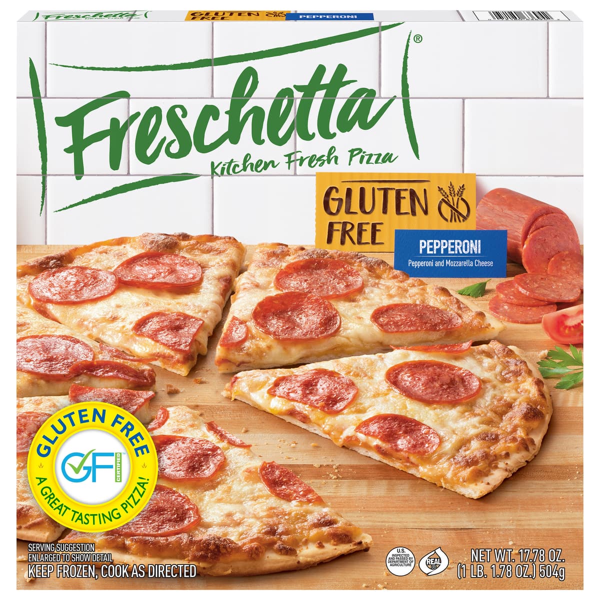 Gluten Free Pepperoni and Mozzarella Cheese Pizza