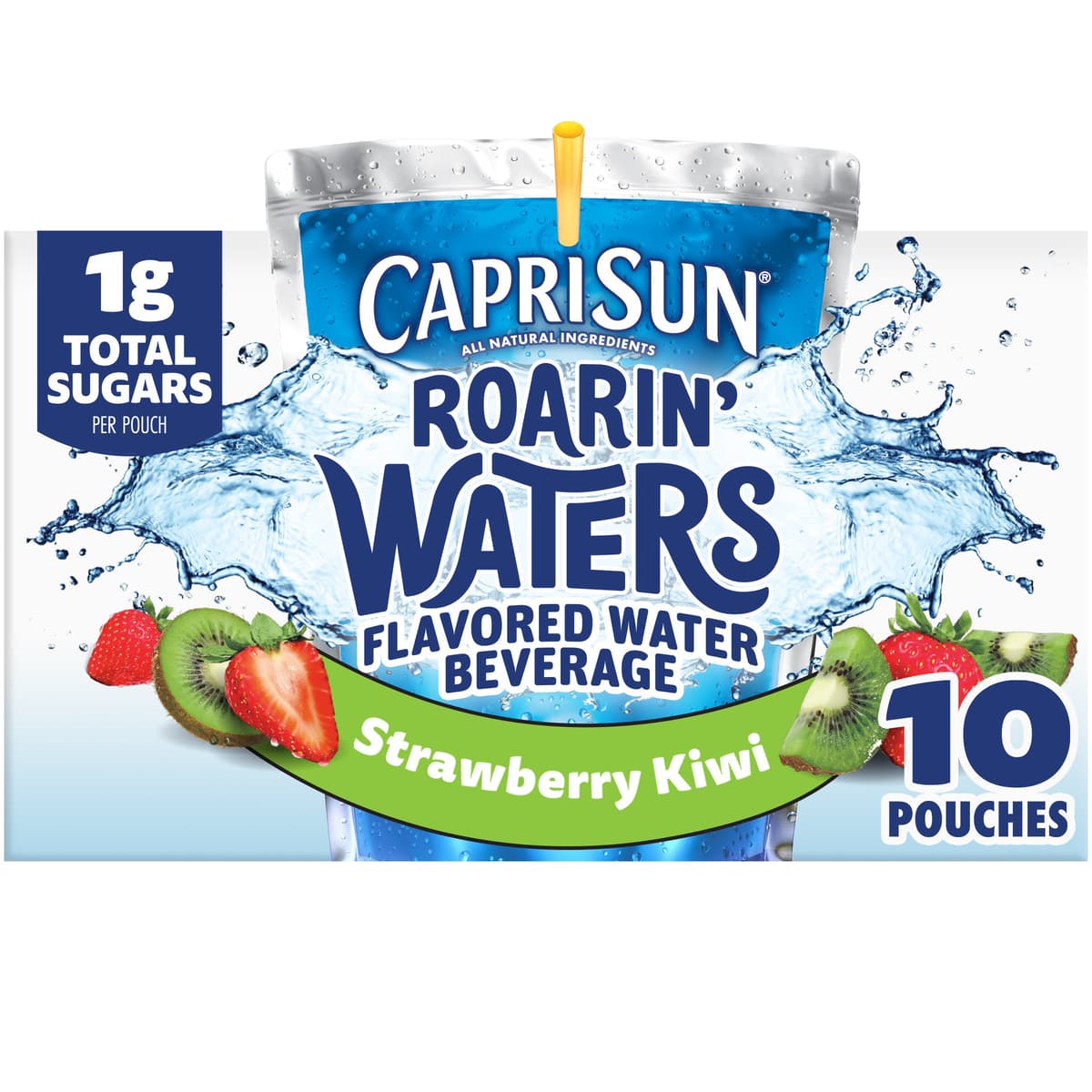 Strawberry Kiwi Surf Roarin' Waters Flavored Water Beverage