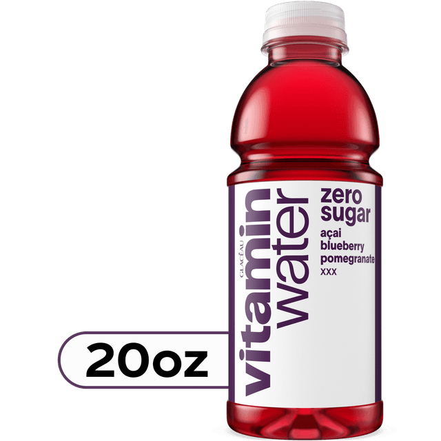 Vitaminwater XXX Zero Sugar Acai-Blueberry-Pomegranate Nutrient Enhanced Water Beverage