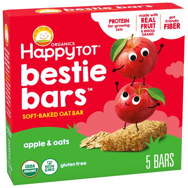 Apples & Spinach Organic Gluten Free Oat Bars
