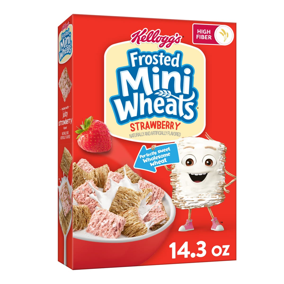 Strawberry Flavored Whole Grain Cereal
