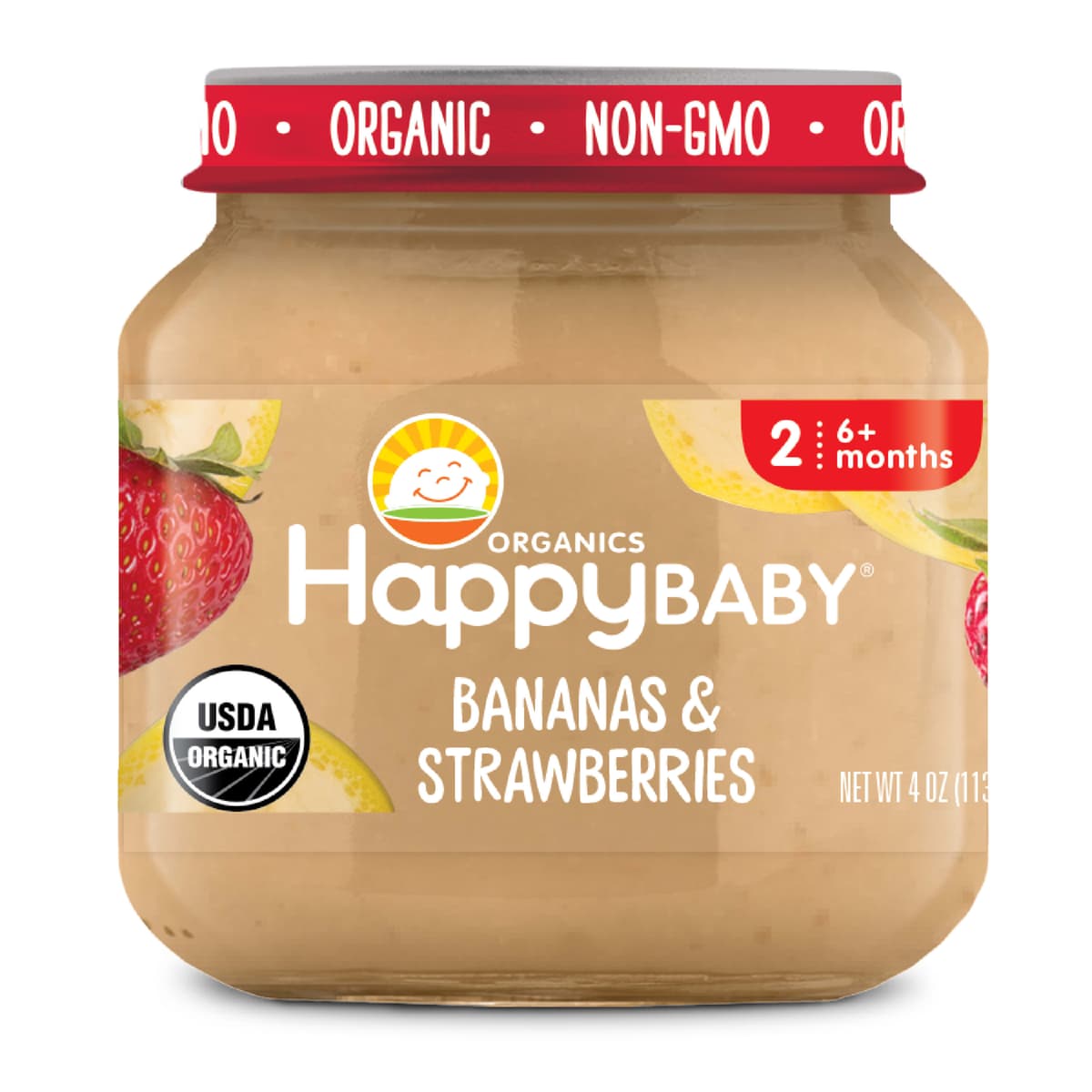 Happy Baby Bananas & Strawberries