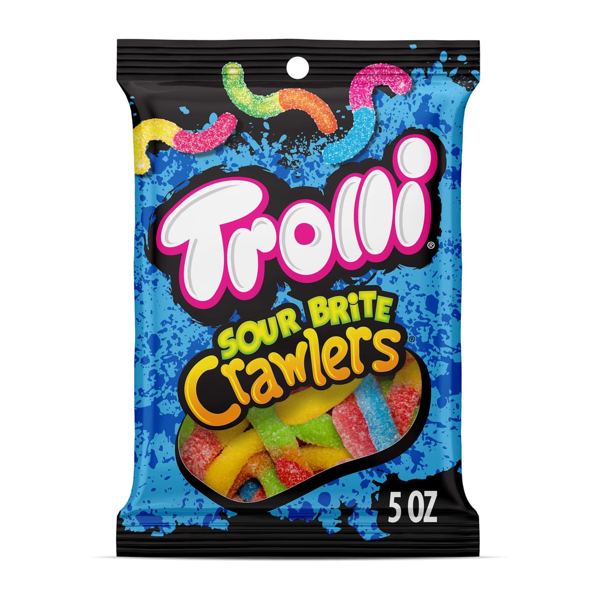 Trolli Sour Brite Crawlers Gummi Candy