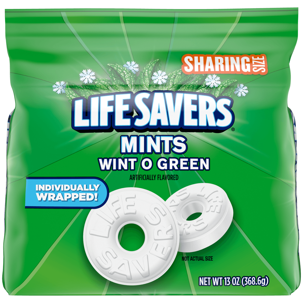 Life Savers Wint-o-green Breath Mints Hard Candy