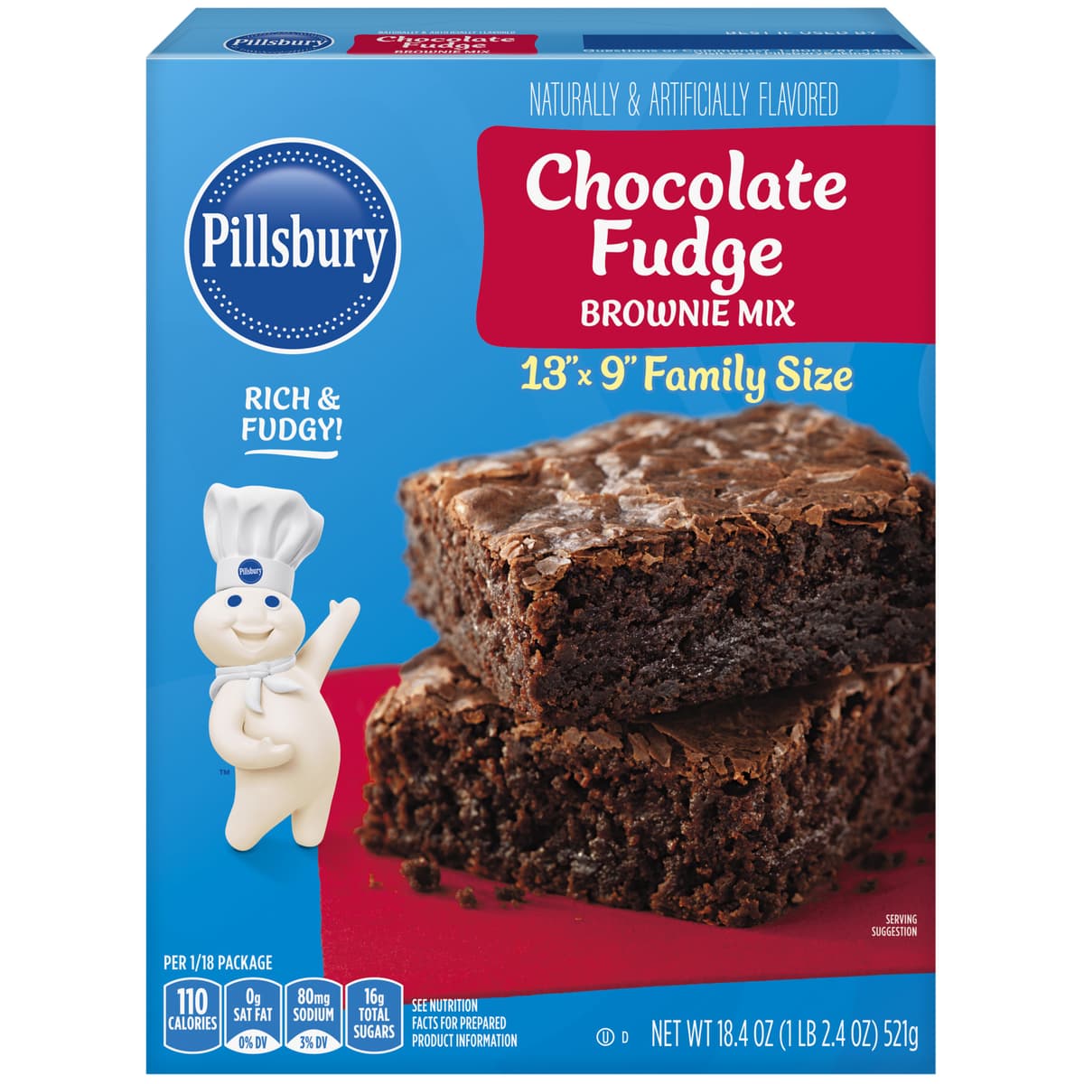 Pillsbury Chocolate Fudge Brownie Mix