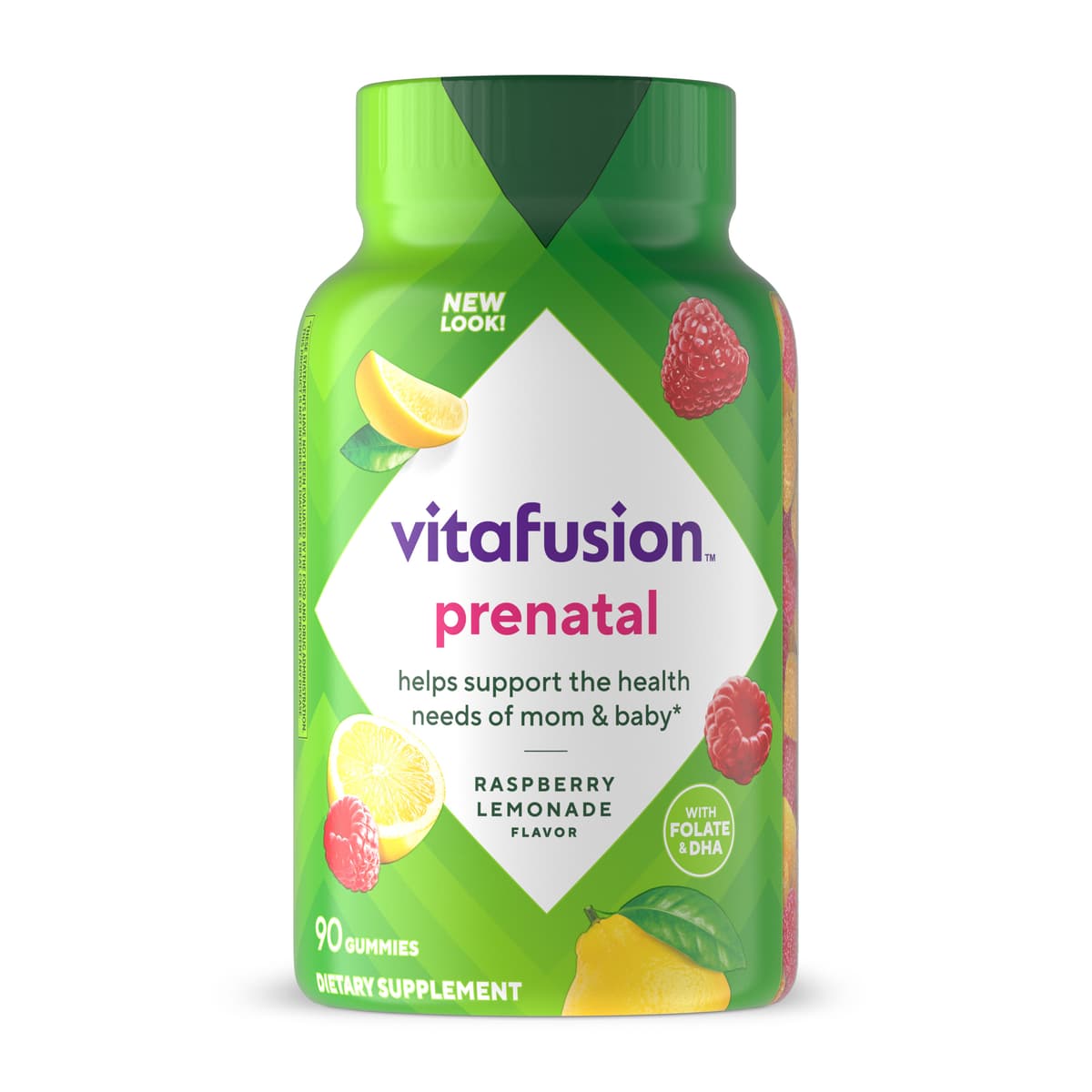 Vitafusion Prenatal Raspberry Lemonade Flavor Gummy Vitamins