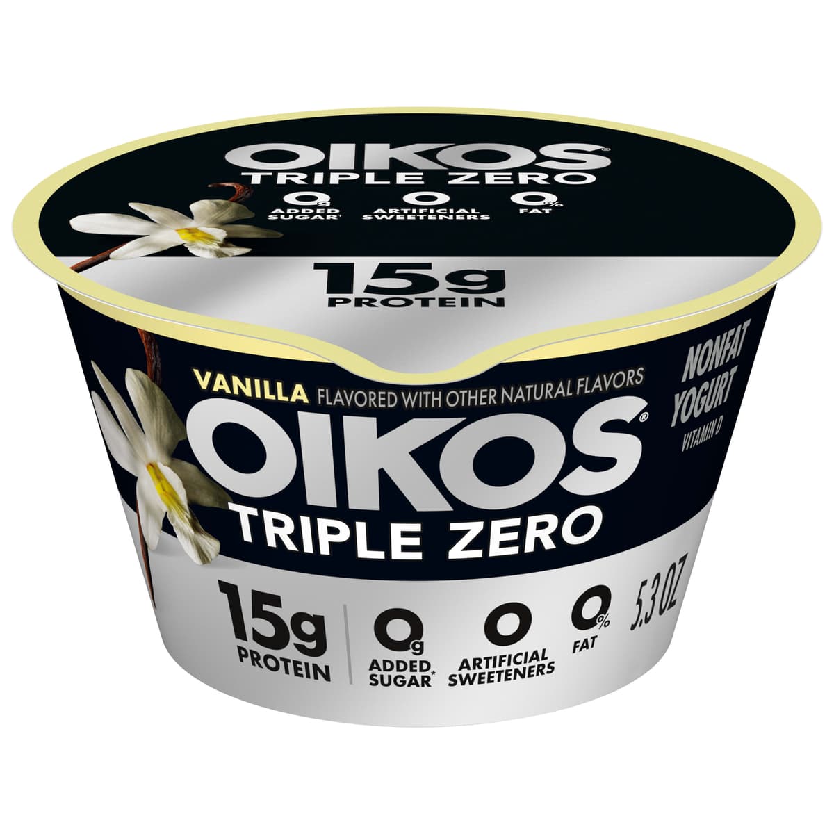 Vanilla Triple Zero Blended Greek Nonfat Yogurt