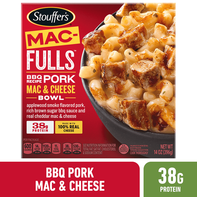 BBQ Recipe Pork Mac & Cheese Bowl