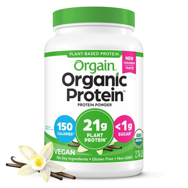Vanilla Bean Flavor Plant Based Protein Powder
