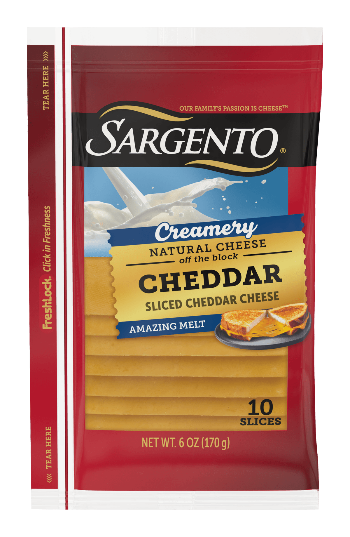 Cheddar Sliced Natural Cheese
