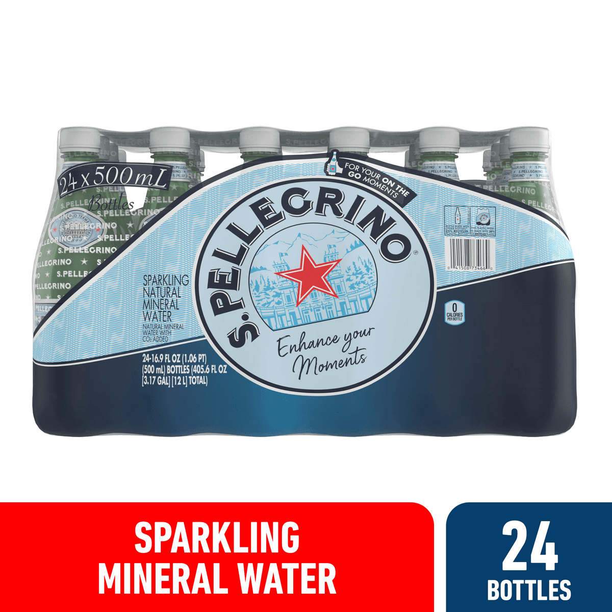 SPARKLING NATURAL MINERAL WATER WITH NATURAL CO2 ADDED
