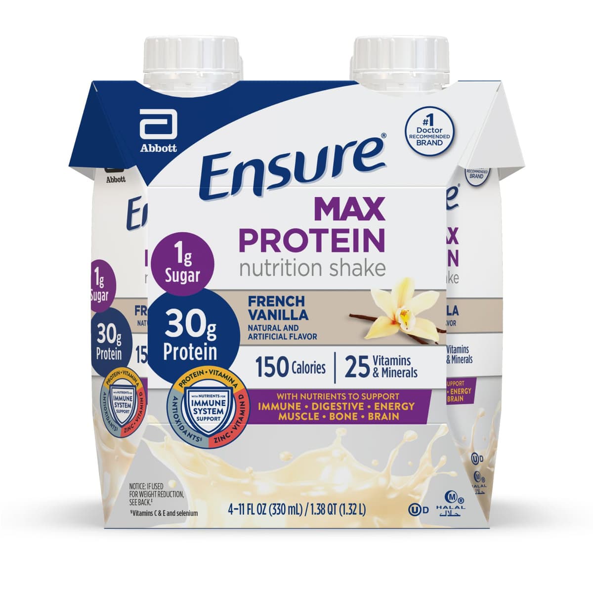 French Vanilla Max Protein Nutrition Shake