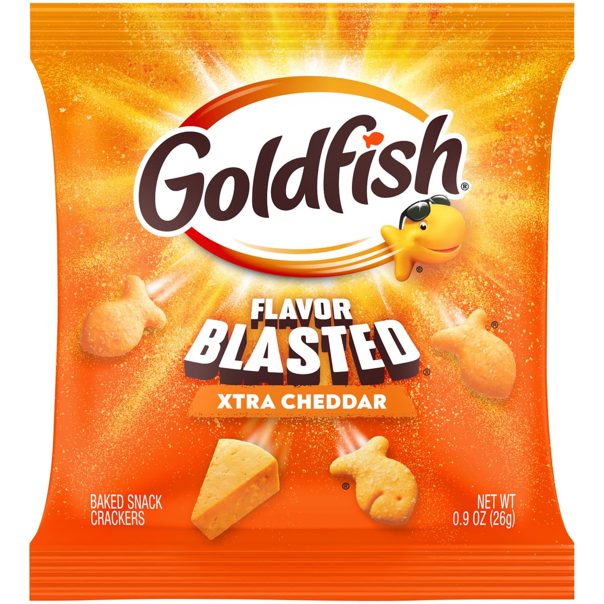 Xtra Cheddar Flavor Blasted Baked Snack Crackers