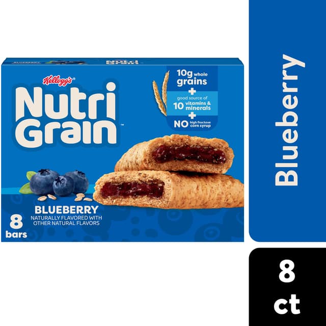Blueberry Flavored Soft Baked Breakfast Bars