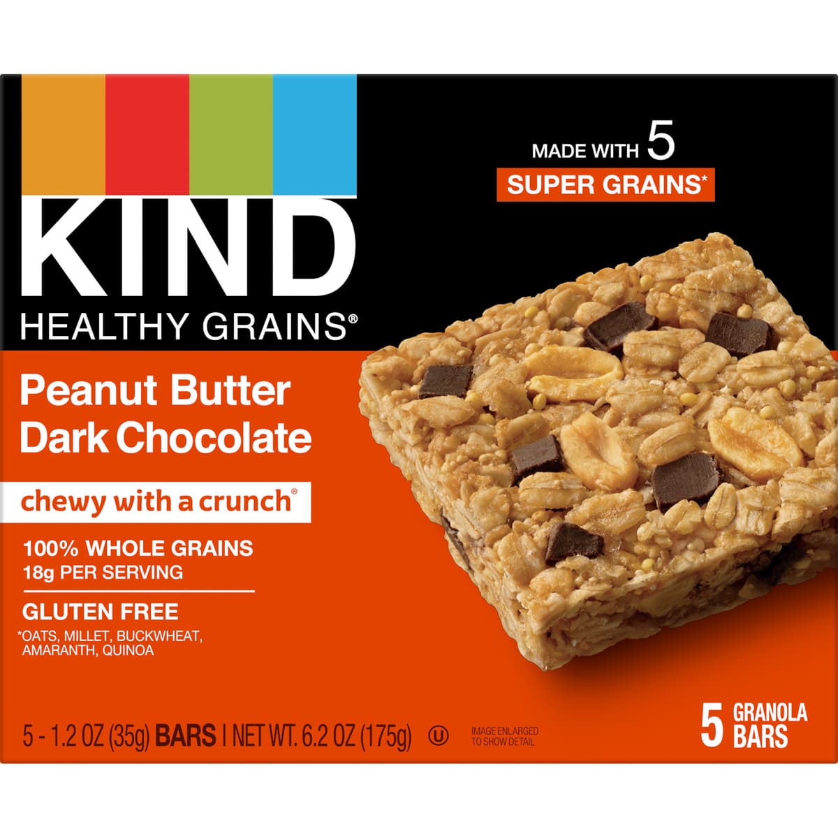 Peanut Butter Dark Chocolate Granola Bars