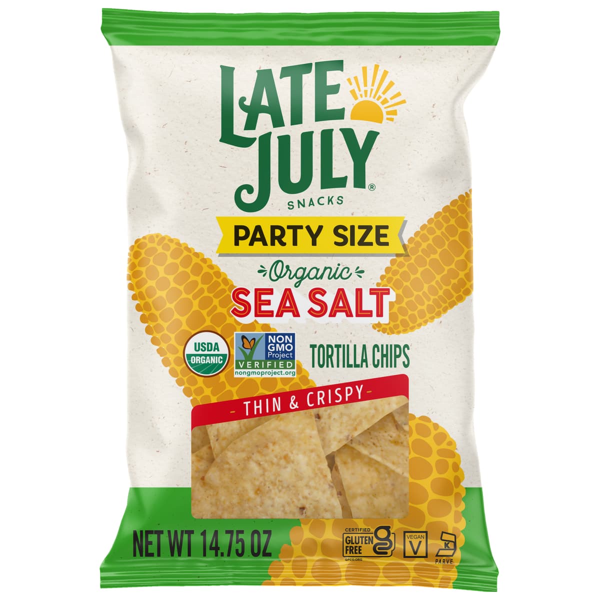Late July Party Size Organic Sea Salt Tortilla Chips