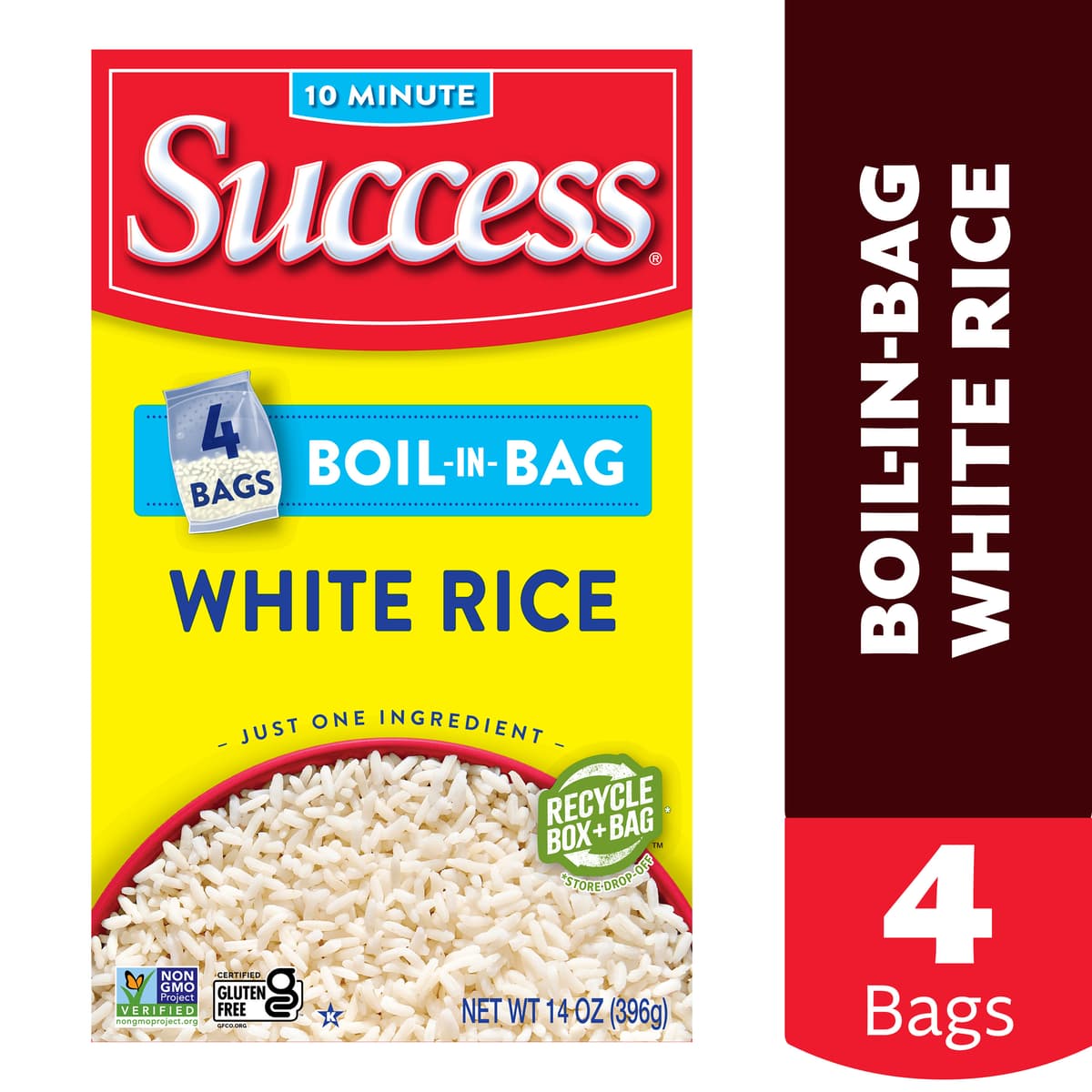 Boil-In-Bag Precooked White Rice