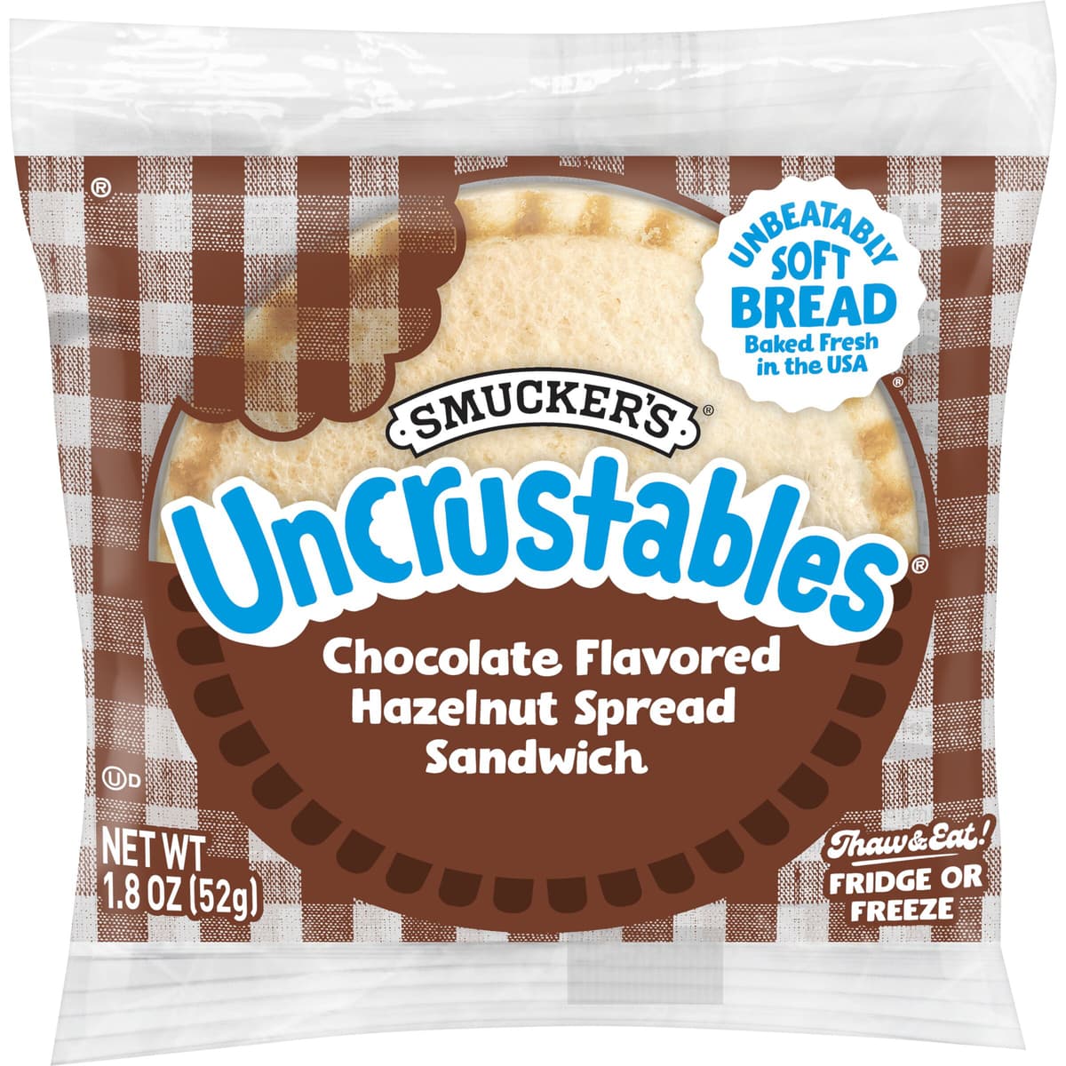 Chocolate Flavored Hazelnut Spread Sandwich Soft Bread