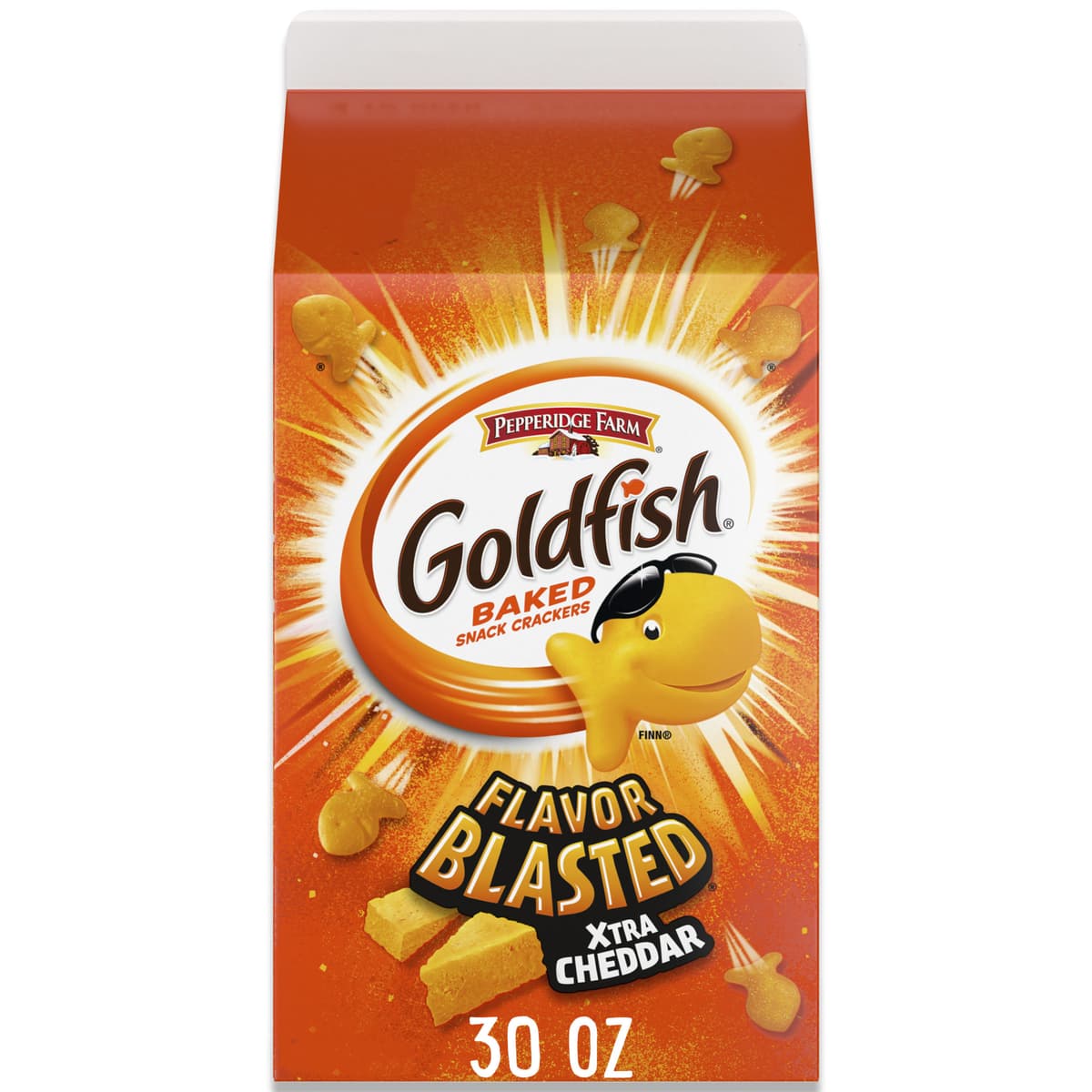 Xtra Cheddar Flavor Blasted Baked Snack Crackers