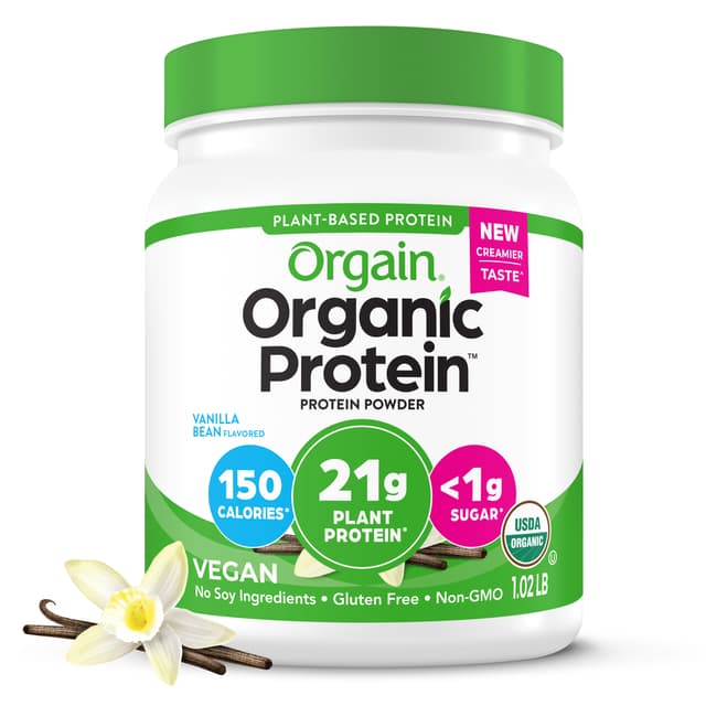 Vanilla Bean Flavor Plant Based Protein Powder
