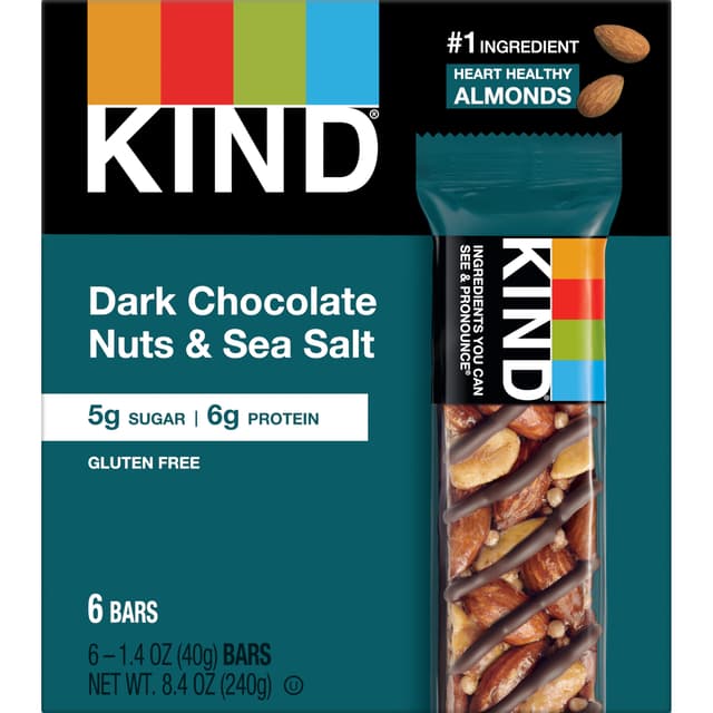 Dark Chocolate Nuts & Sea Salt Bars