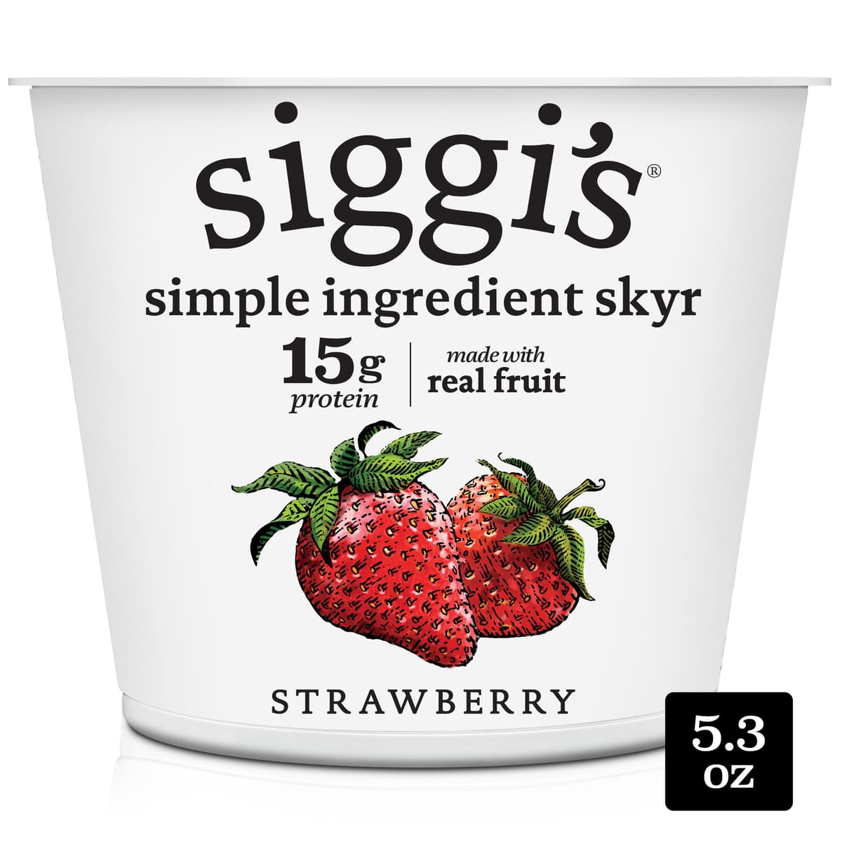 Strawberry Icelandic Skyr Strained Non-Fat Yogurt