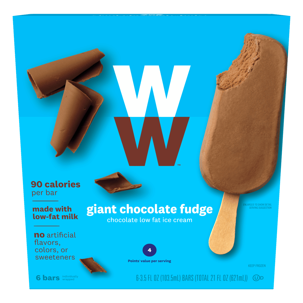 Giant Chocolate Fudge Low Fat Ice Cream