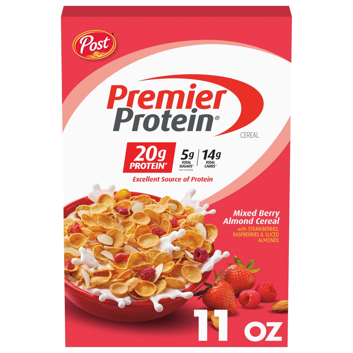 Premier Protein Mixed Berry Almond Cereal